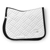 Equestrian Stockholm Tapis de Selle Modern de Saut Blanc/Noir