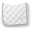 Equestrian Stockholm Tapis de Selle Dressage White Silver