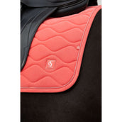 Eskadron Tapis de Selle Classic Sports Denim Dressage Coral Blossom