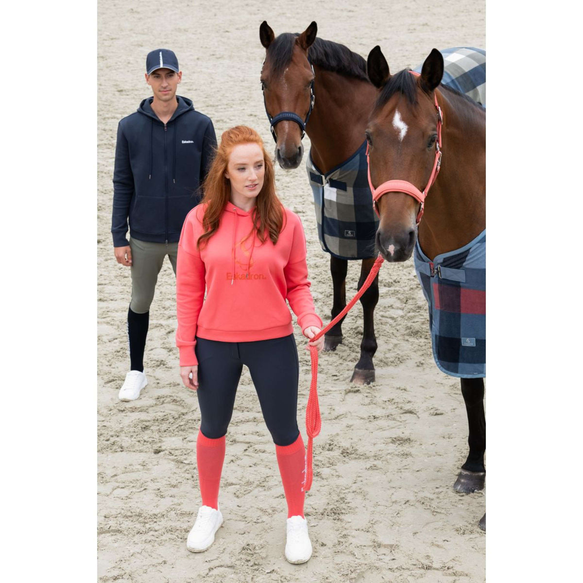 Eskadron Pull col Hoodie Classic Sports '25 Coral Blossom