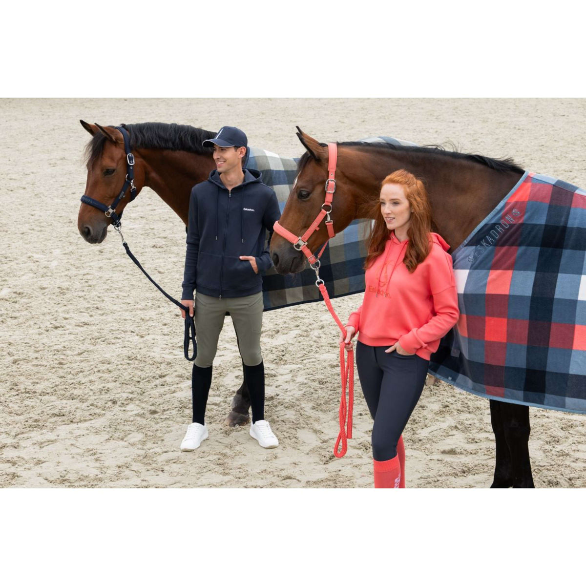 Eskadron Pull col Hoodie Classic Sports '25 Coral Blossom