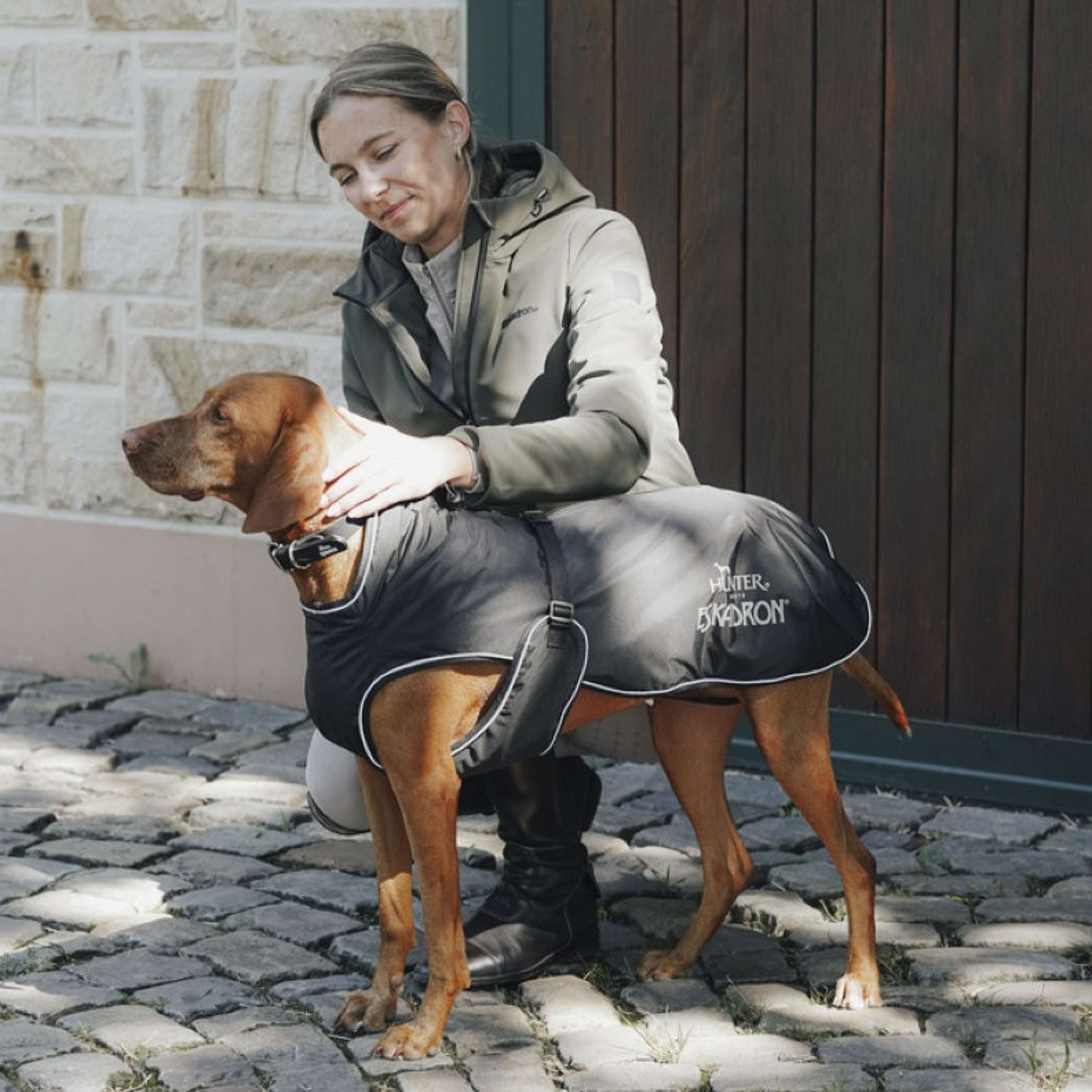 Hunter x Eskadron Manteau d’hiver pour chien Vario Noir