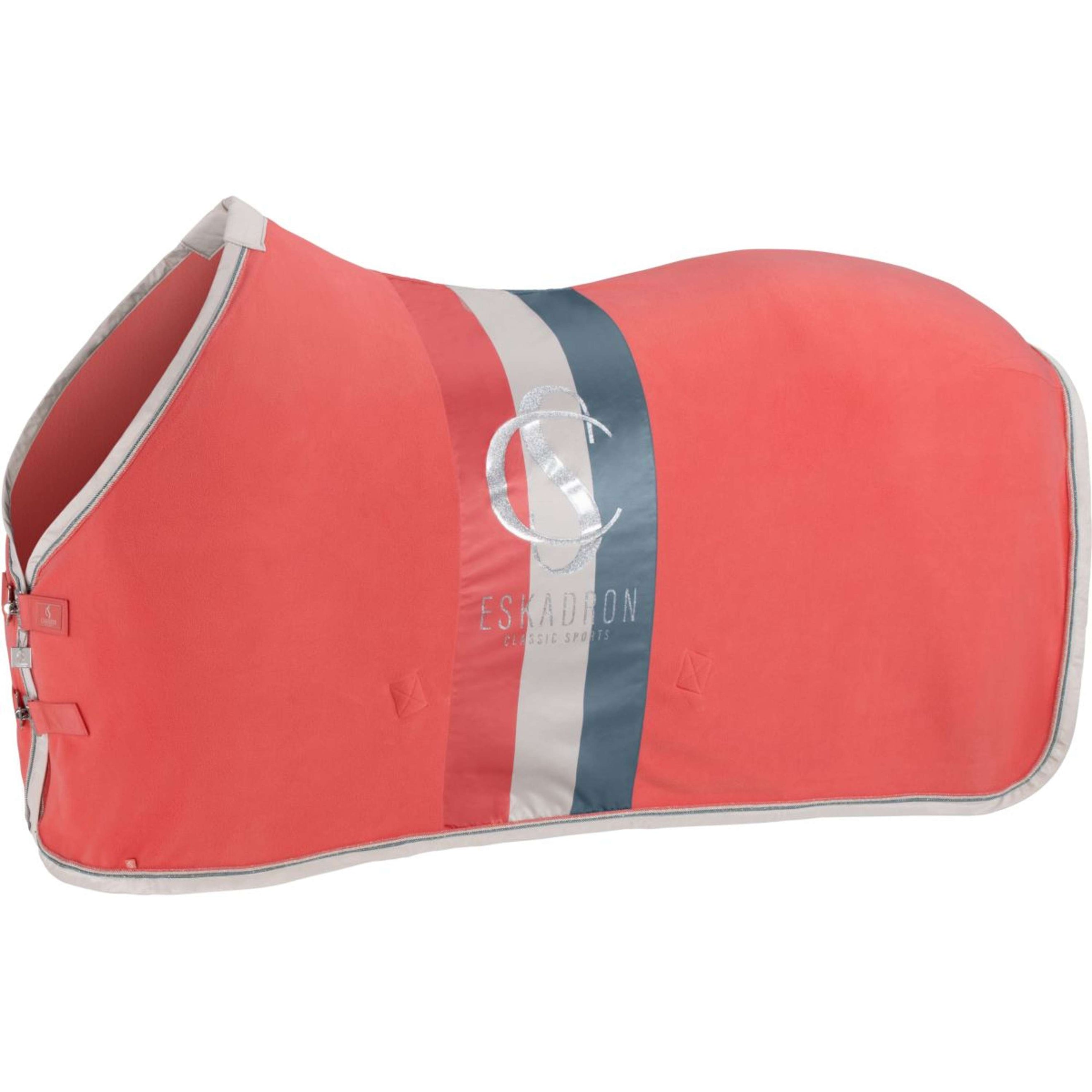 Eskadron Couvertures Anti-Transpiration Classic Sports Fleece Stripe Shetty Coral Blossom Eskadron Couvertures Anti-Transpiration Classic Sports Fleece Stripe Shetty Coral Blossom