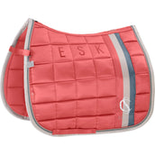 Eskadron Tapis de Selle Classic Sports Big Square Mattgloss Dressage Coral Blossom