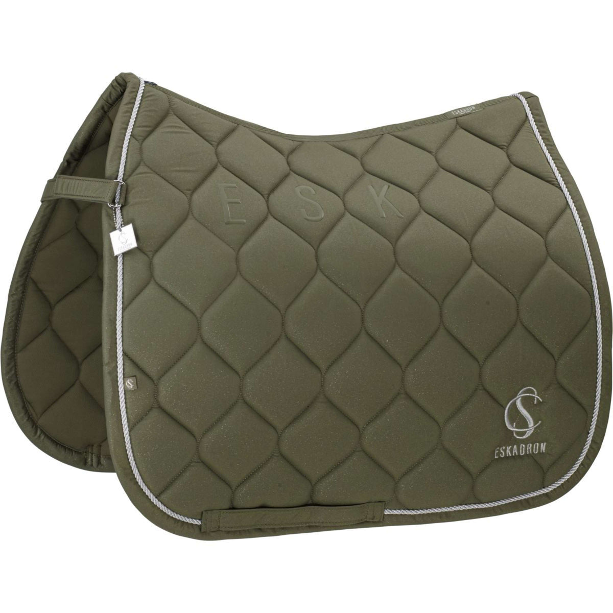 Eskadron Tapis de Selle Classic Sports Sparkle Dressage Dusty Olive