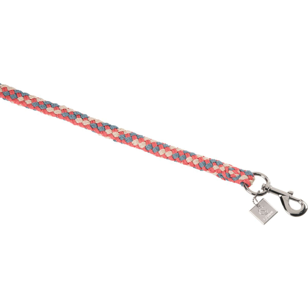 Eskadron Corde pour Licol Classic Sports Regular avec Mousqueton Steel Blue/Greige/Coral Blossom