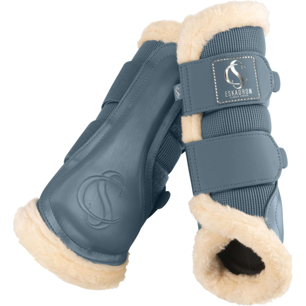 Eskadron Dressage Boots Classic Sports Mesh Fauxfur Steel Blue