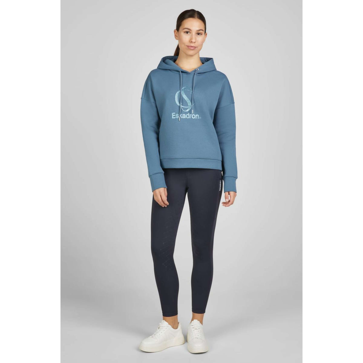 Eskadron Pull col Hoodie Classic Sports '25 Steel Blue