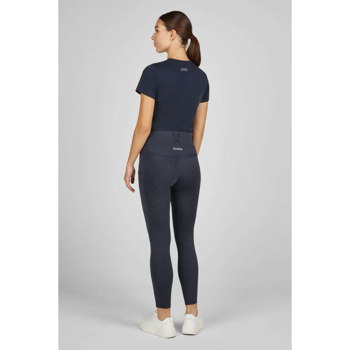 Eskadron Legging d'Équitation Classic Sports '25 Flex Full Grip Marin