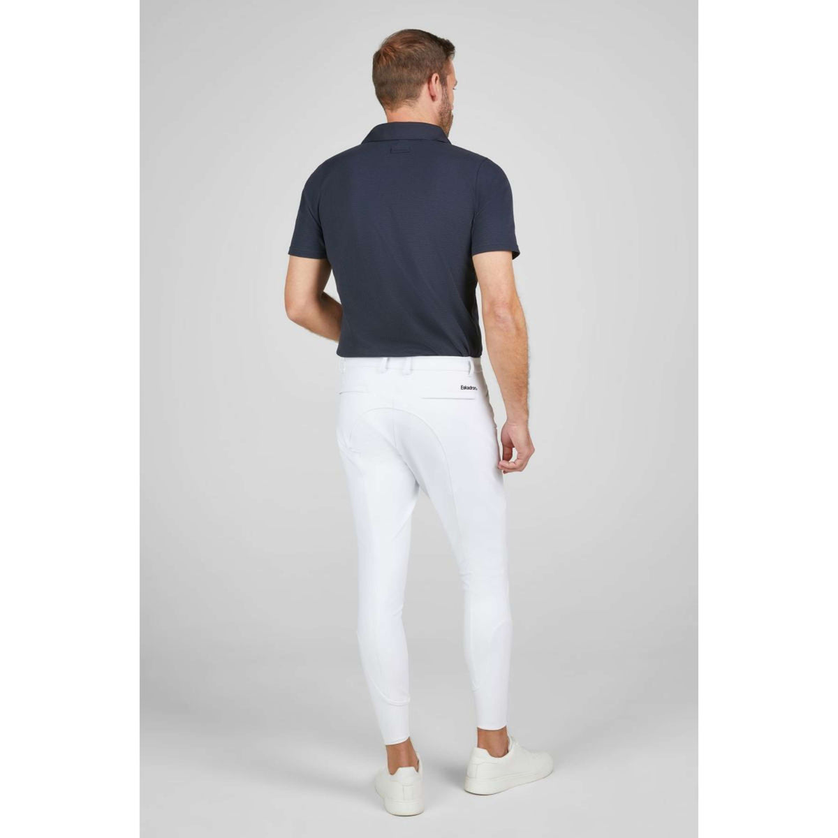 Eskadron Pantalon d'Équitation Classic Sports '25 Full Grip Hommes Blanc