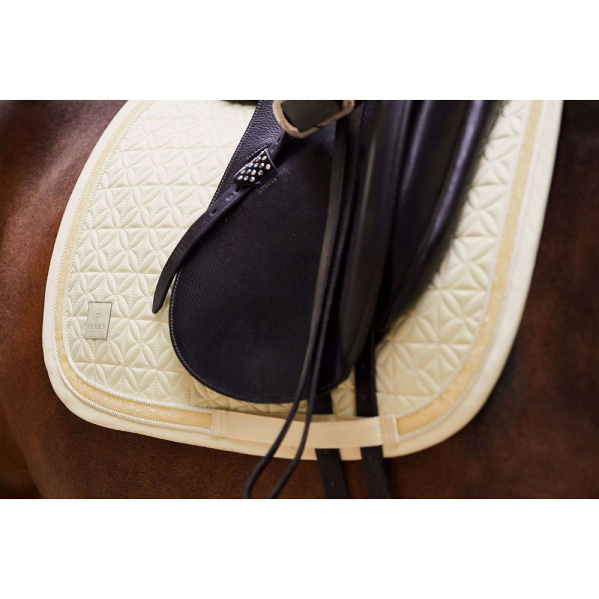 Eskadron Tapis de Selle Platinum Pure Mattgloss Jewel Dressage Sunflower