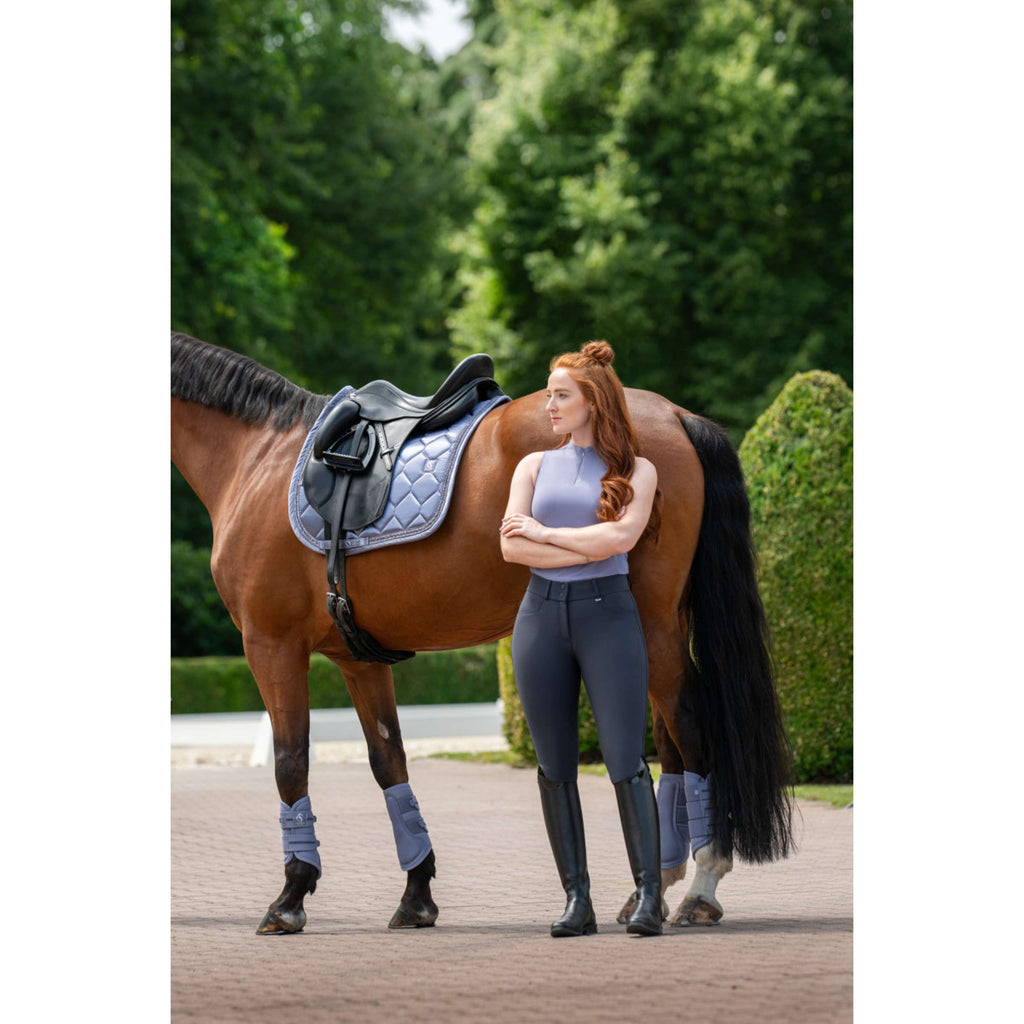 Eskadron Tapis de Selle Classic Sports Satin Frills Dressage Orchid