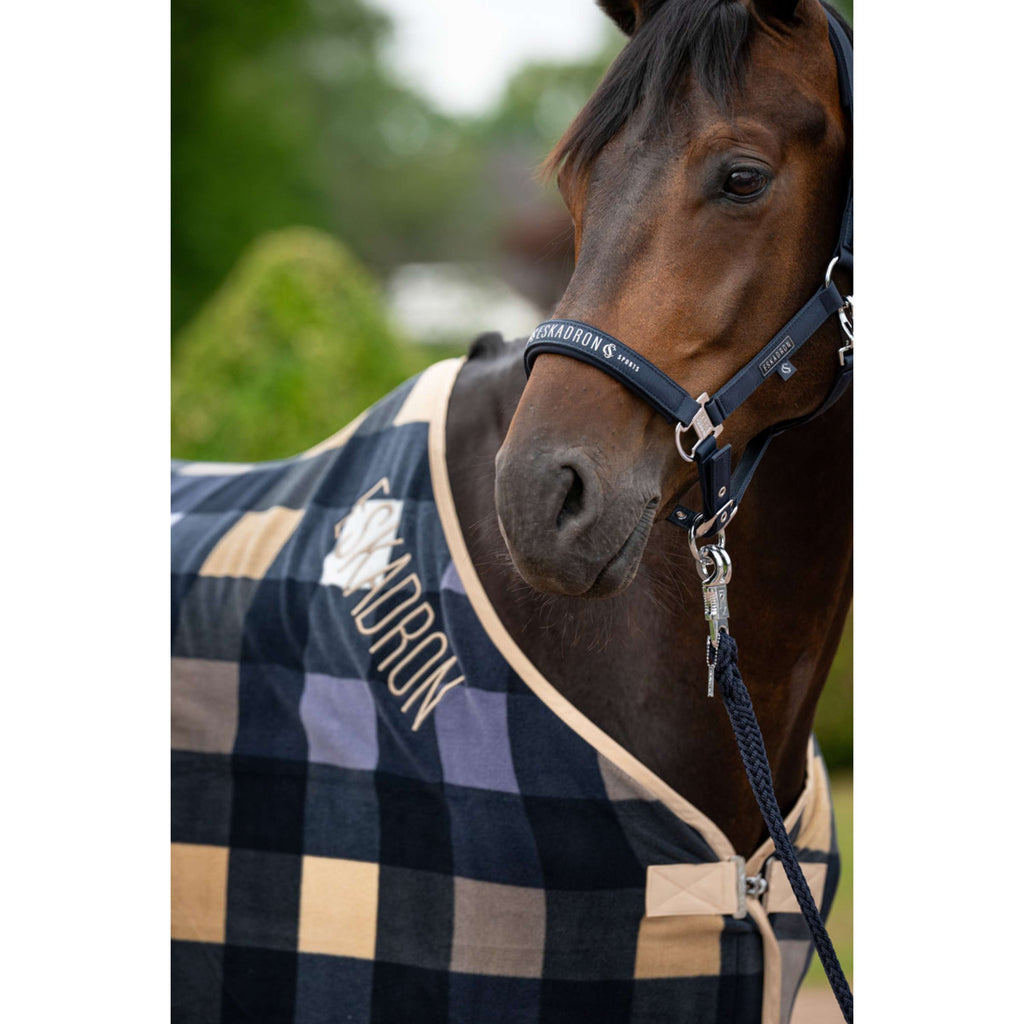 Eskadron Couverture Polaire Classic Sports à motif losange Navy/Sierra/Orchid