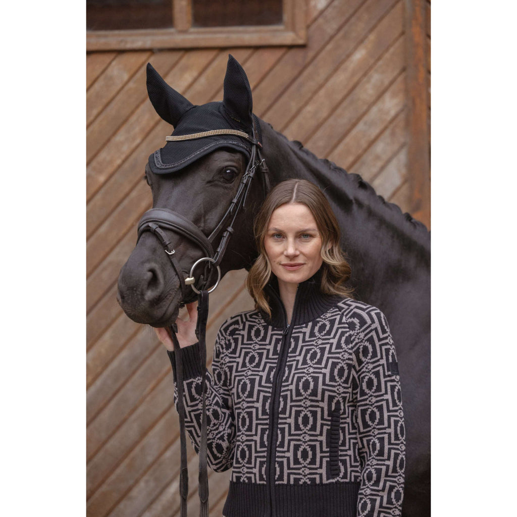 Eskadron Veste Heritage Knit-Zip Noir