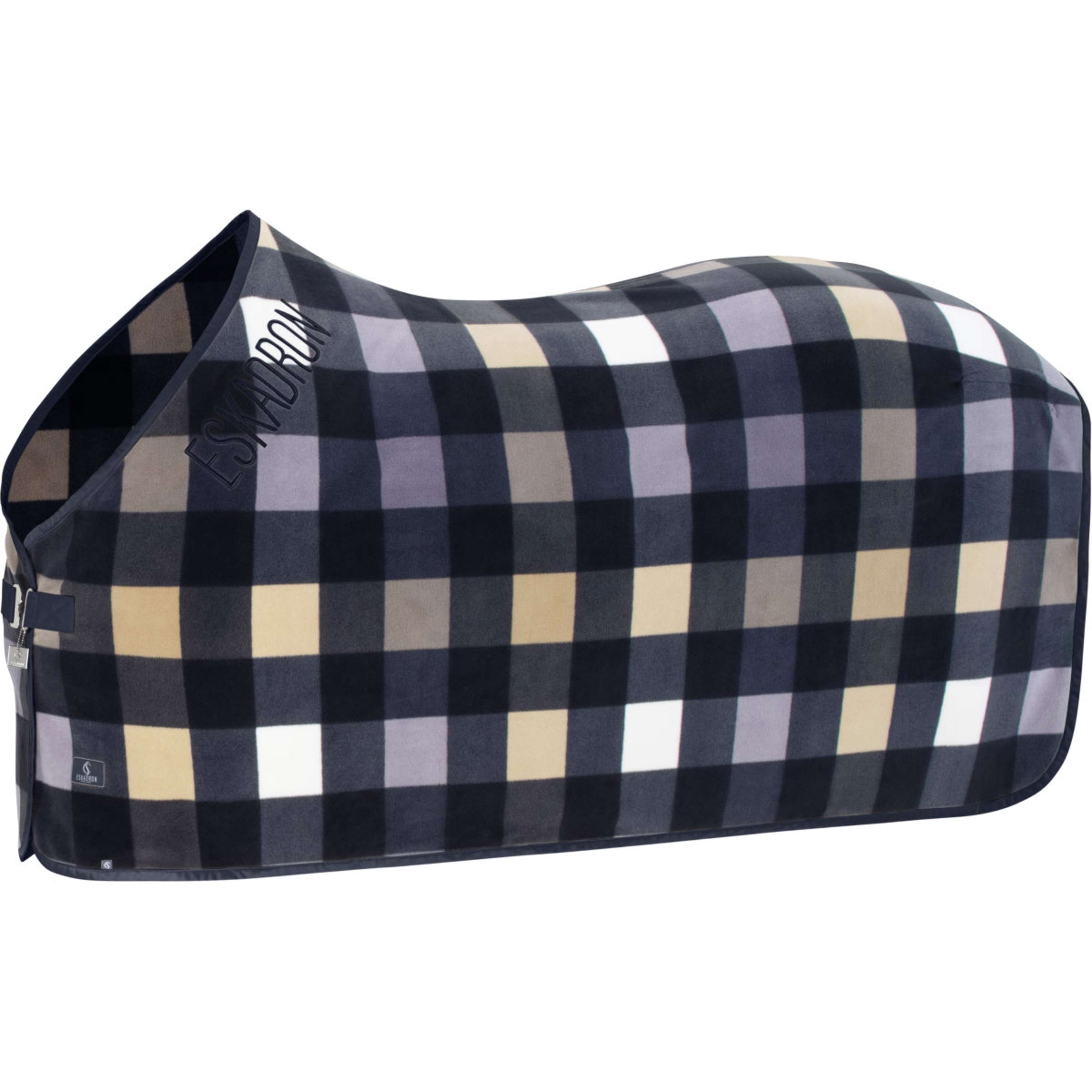 Eskadron Couverture Polaire Classic Sports à motif losange Navy/Sierra/Orchid