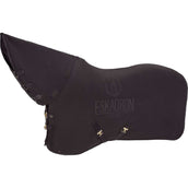 Eskadron Couvertures Anti-Transpiration Heritage Double Fleece High Neck Black Truffle