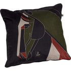Eskadron Taie d'Oreiller Heritage Velvet Noir/Deep Moss/Merlot/Ash