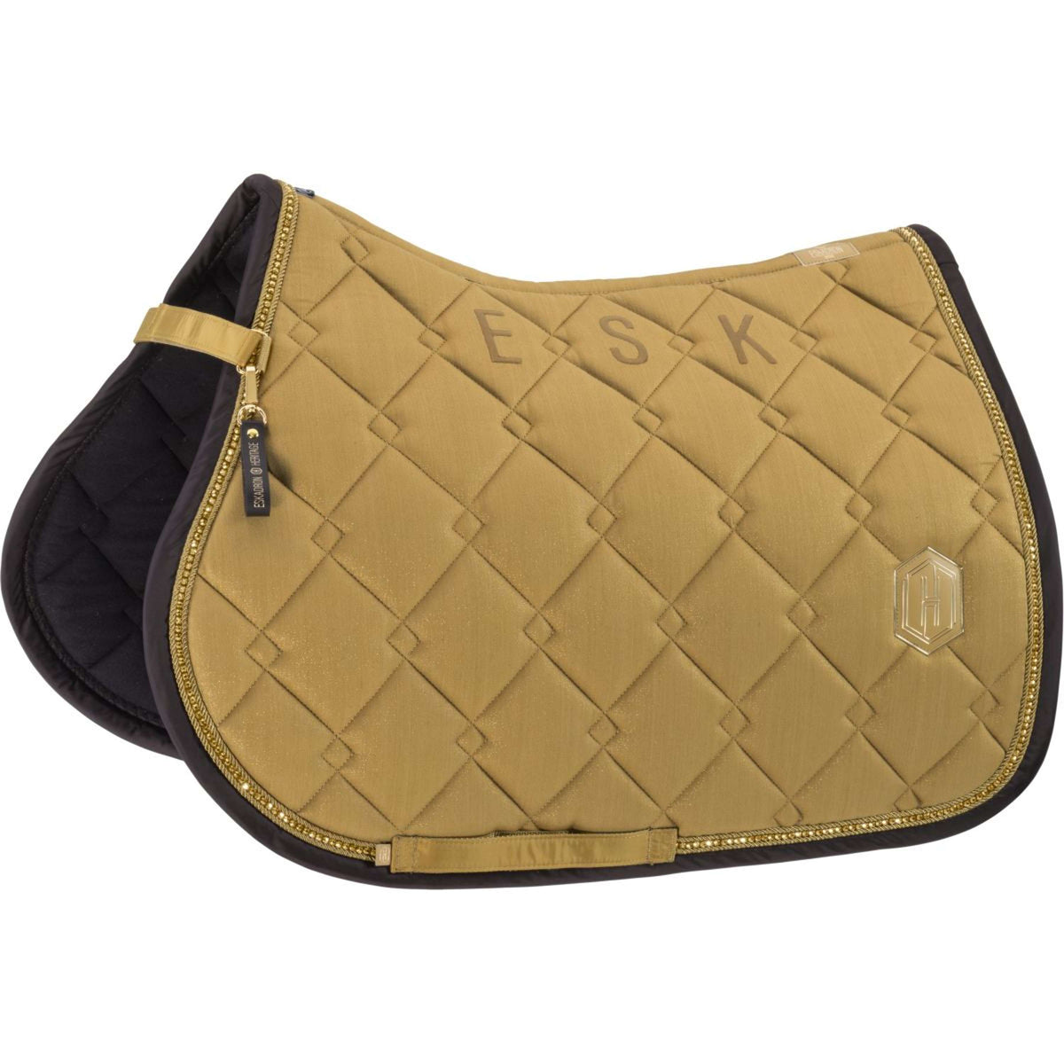 Eskadron Tapis de Selle Heritage Cotton Glitter Crystal Polyvalent Cardamom