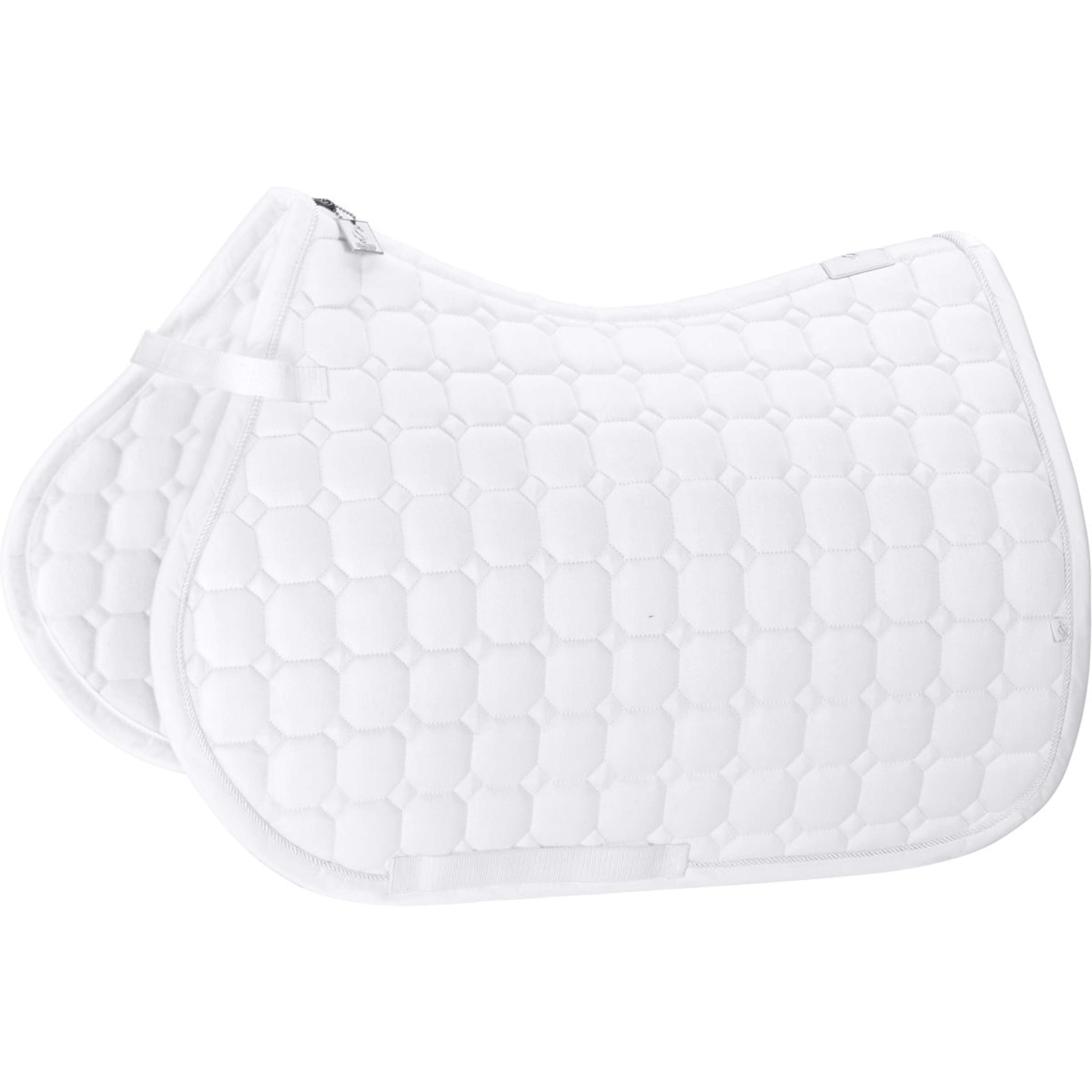 Eskadron Tapis de Selle Classic Sports Glitter Polyvalent Blanc