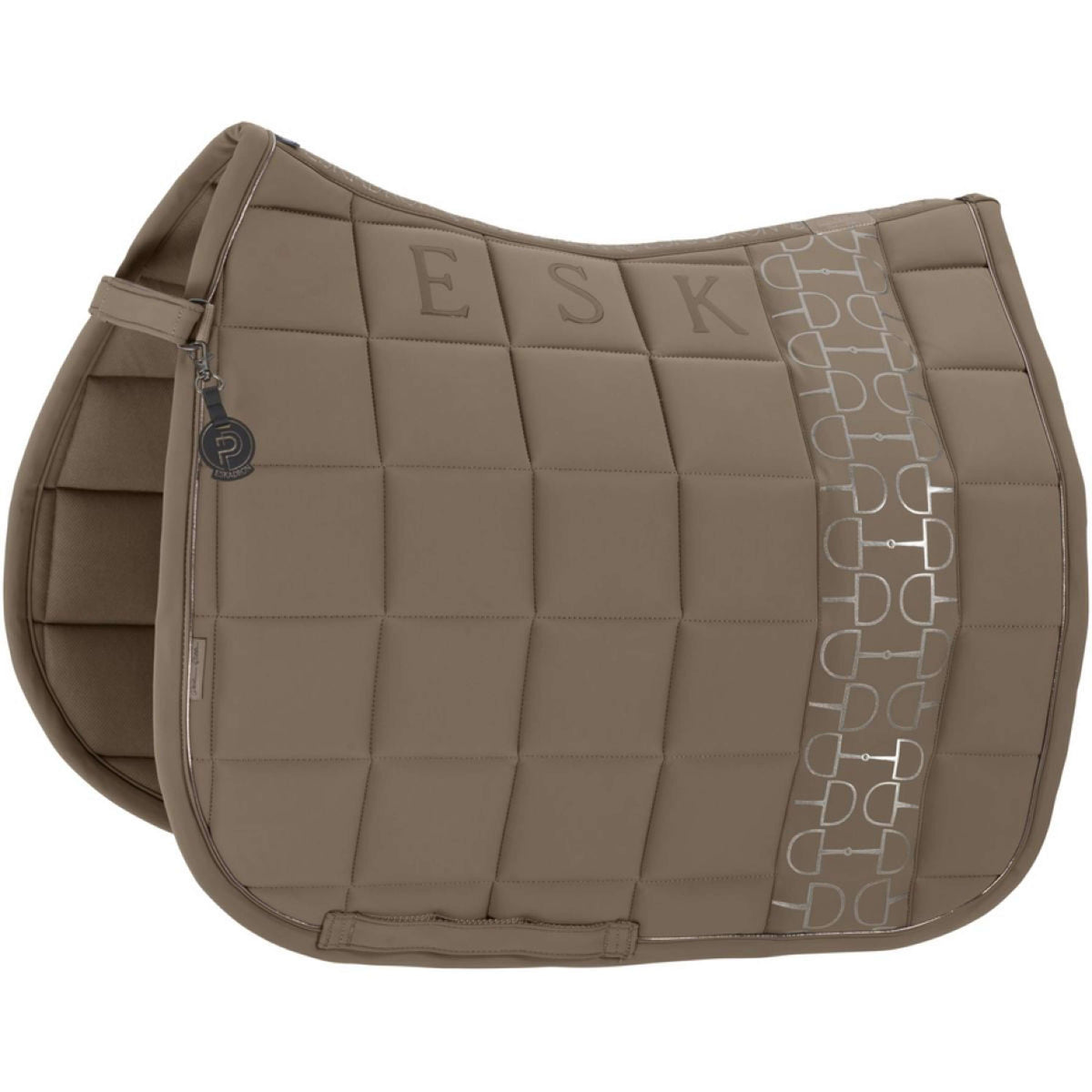 Eskadron Tapis de Selle Big Square Softshell Platinum '25 Dressage Smoky Taupe