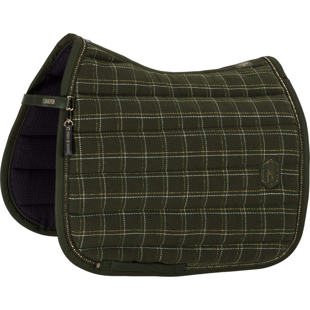 Eskadron Tapis de Selle Heritage Bouclé Crystal Dressage Deep Moss