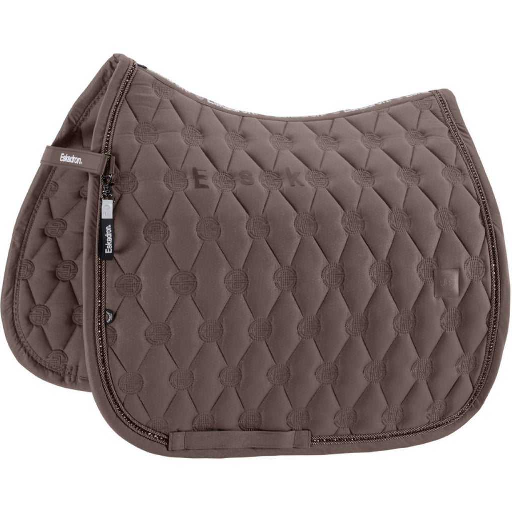 Eskadron Tapis de Selle Dynamics Sparkle Crystal Dressage Powdertaupe