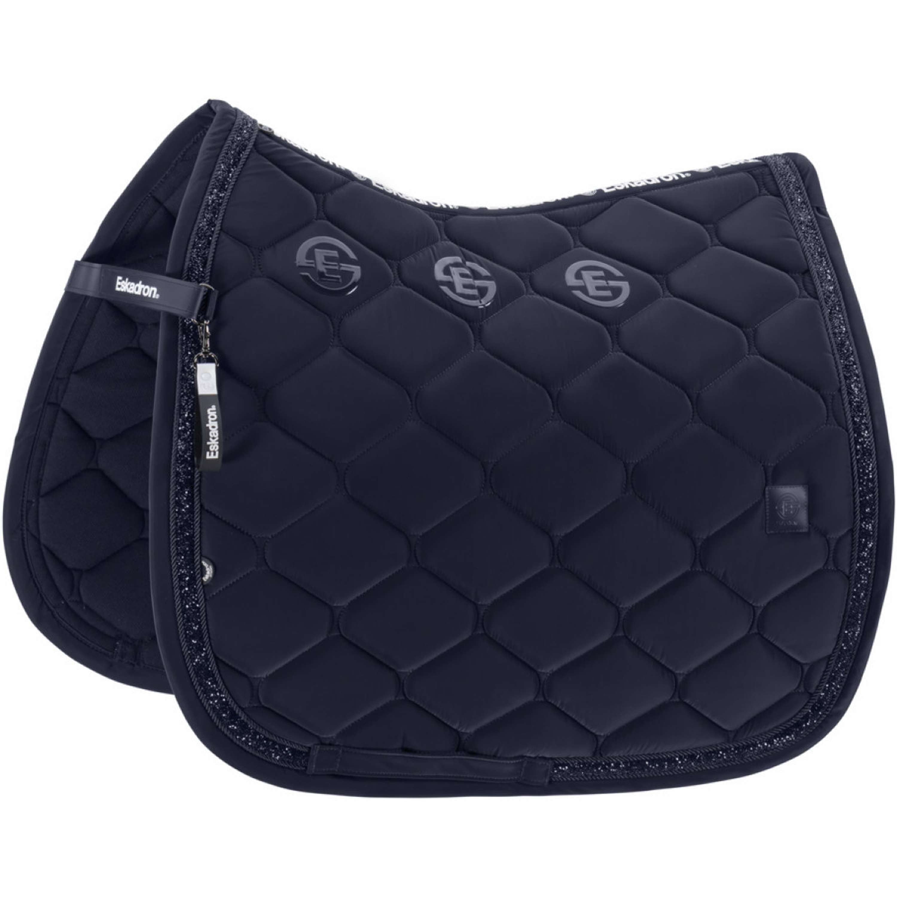 Eskadron Tapis de Selle Dynamics Silk Jewel Dressage Marine