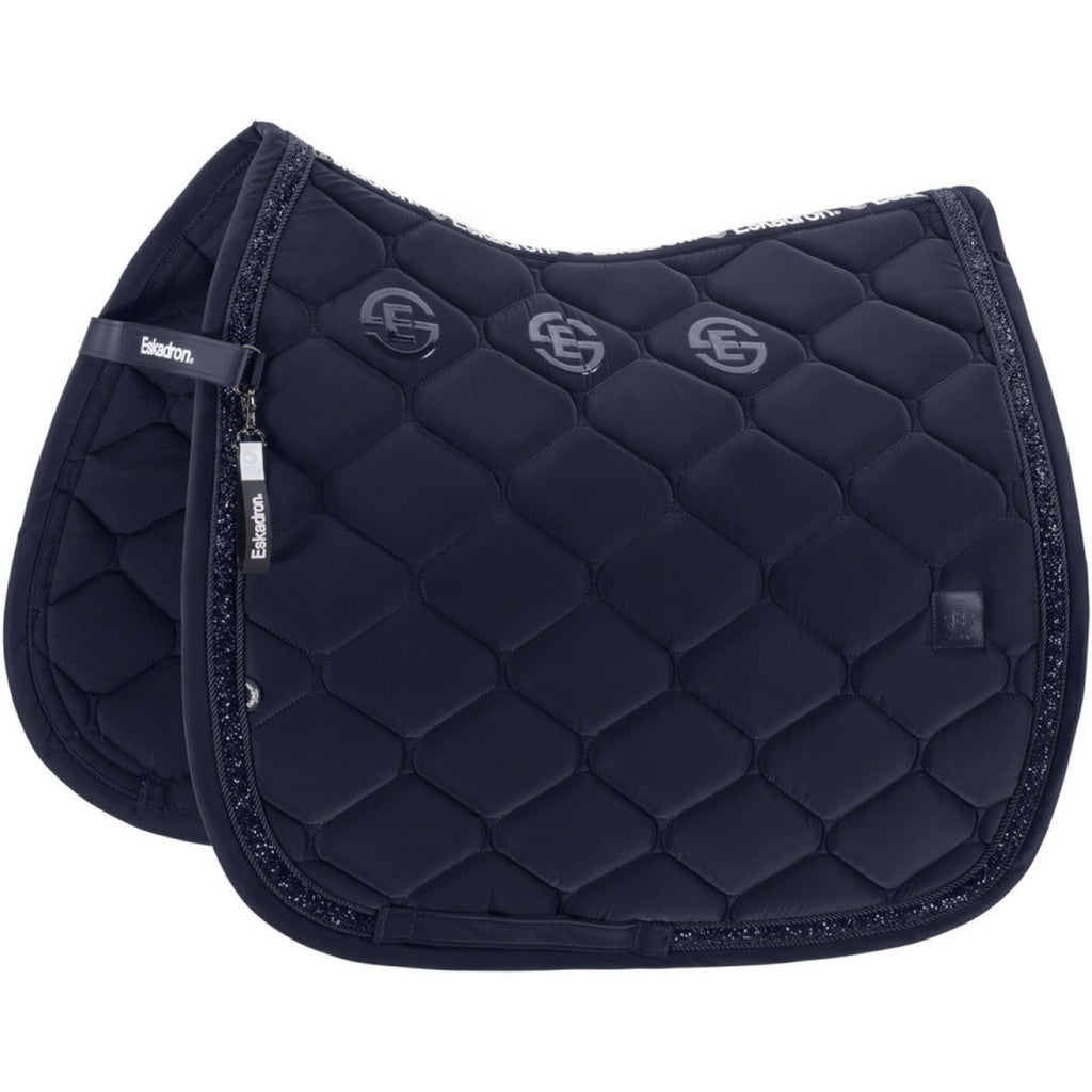 Eskadron Tapis de Selle Dynamics Silk Jewel Dressage Marine