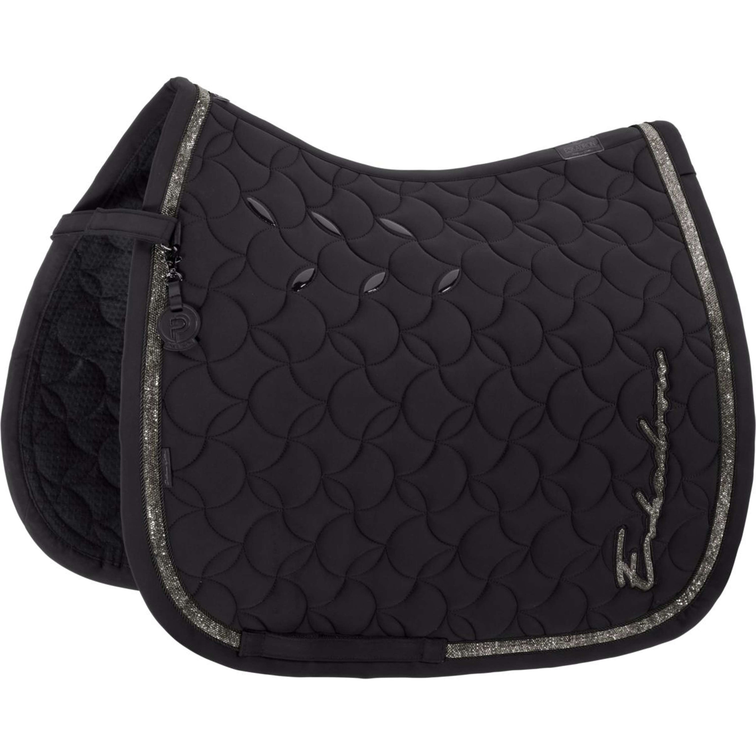 Eskadron Tapis de Selle Platinum '26 Pro Soft Glitter Dressage Noir Eskadron Tapis de Selle Platinum '26 Pro Soft Glitter Dressage Noir