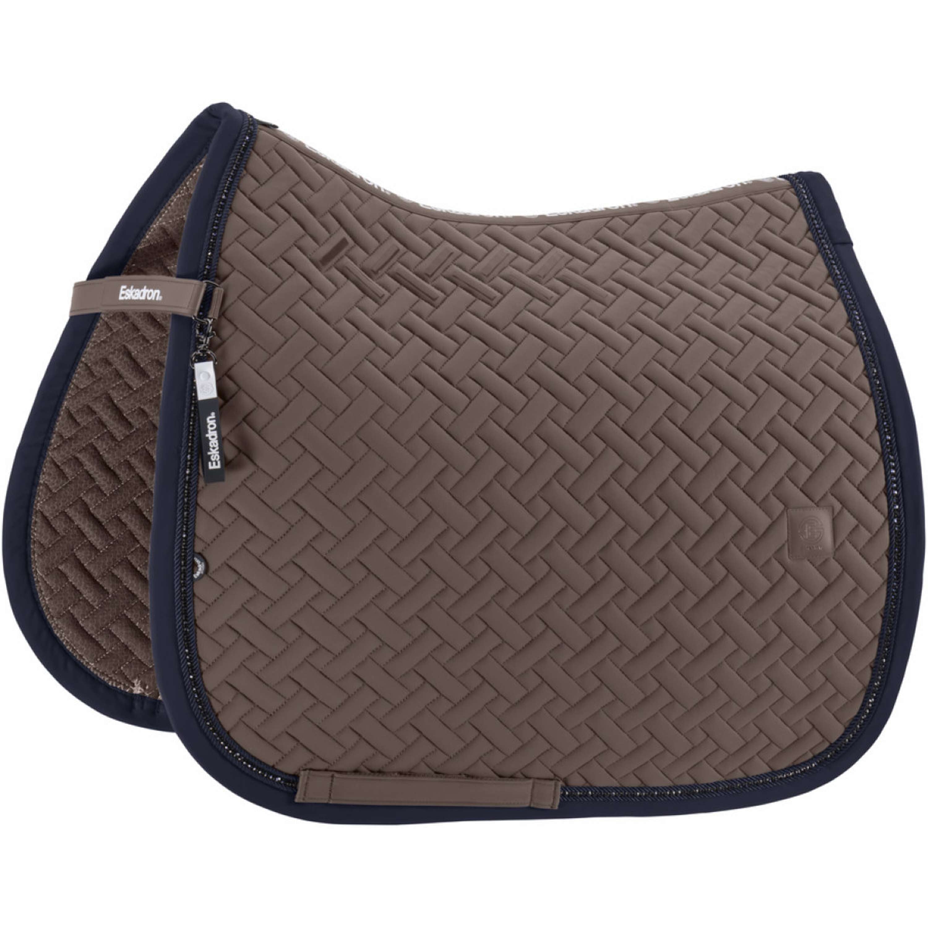Eskadron Tapis de Selle Dynamics Pro Soft Crystal Dressage Powdertaupe