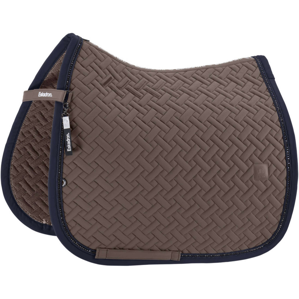 Eskadron Tapis de Selle Dynamics Pro Soft Crystal Dressage Powdertaupe