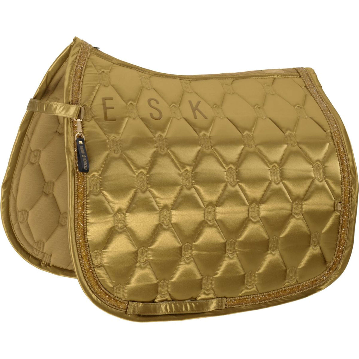 Eskadron Tapis de Selle Heritage Satin Jewel Dressage Cardamom