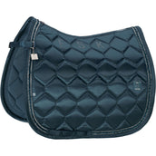 Eskadron Tapis de Selle Classic Sports Satin Frills Dressage Ocean