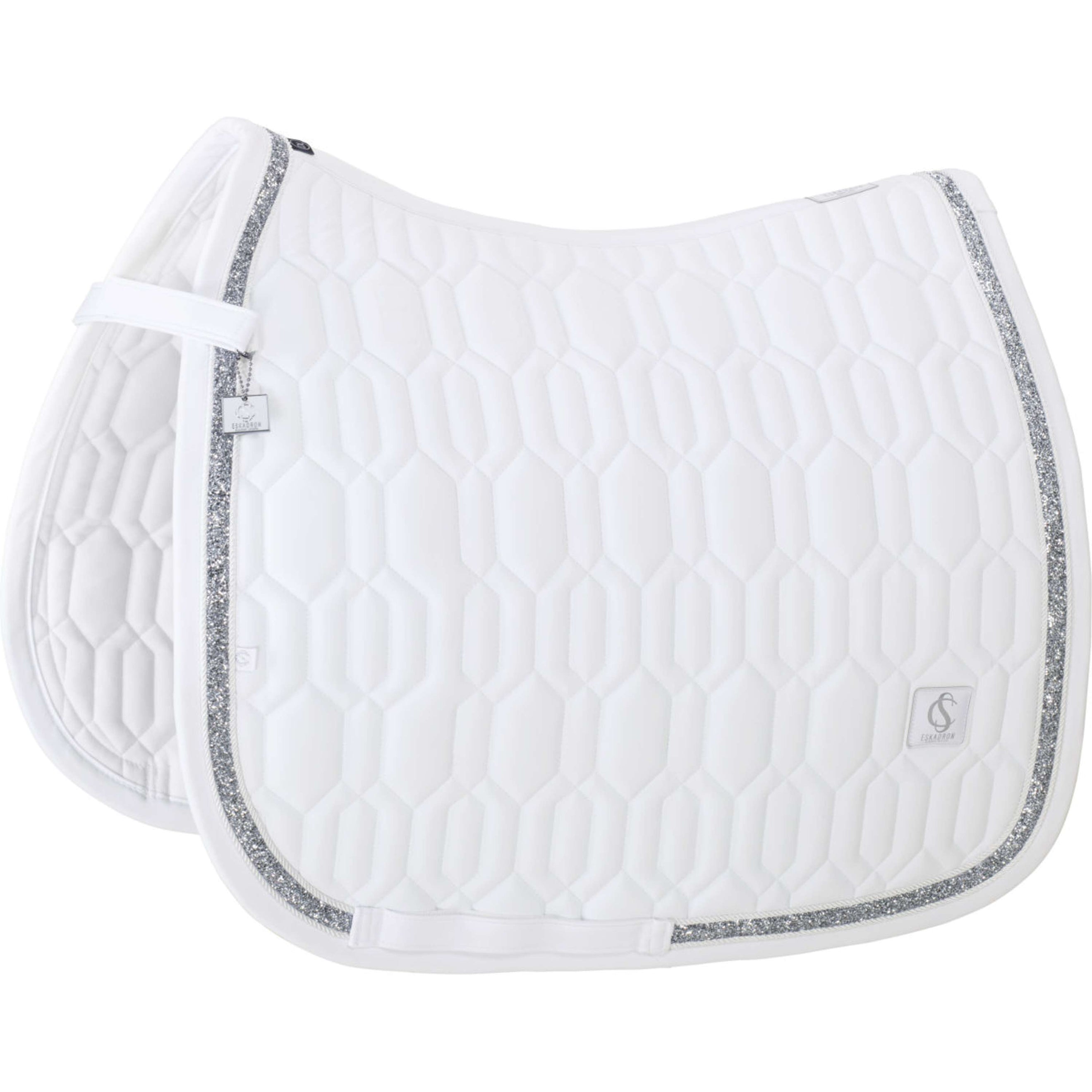 Eskadron Tapis de Selle Classic Sports Softshell Jewel Dressage Blanc