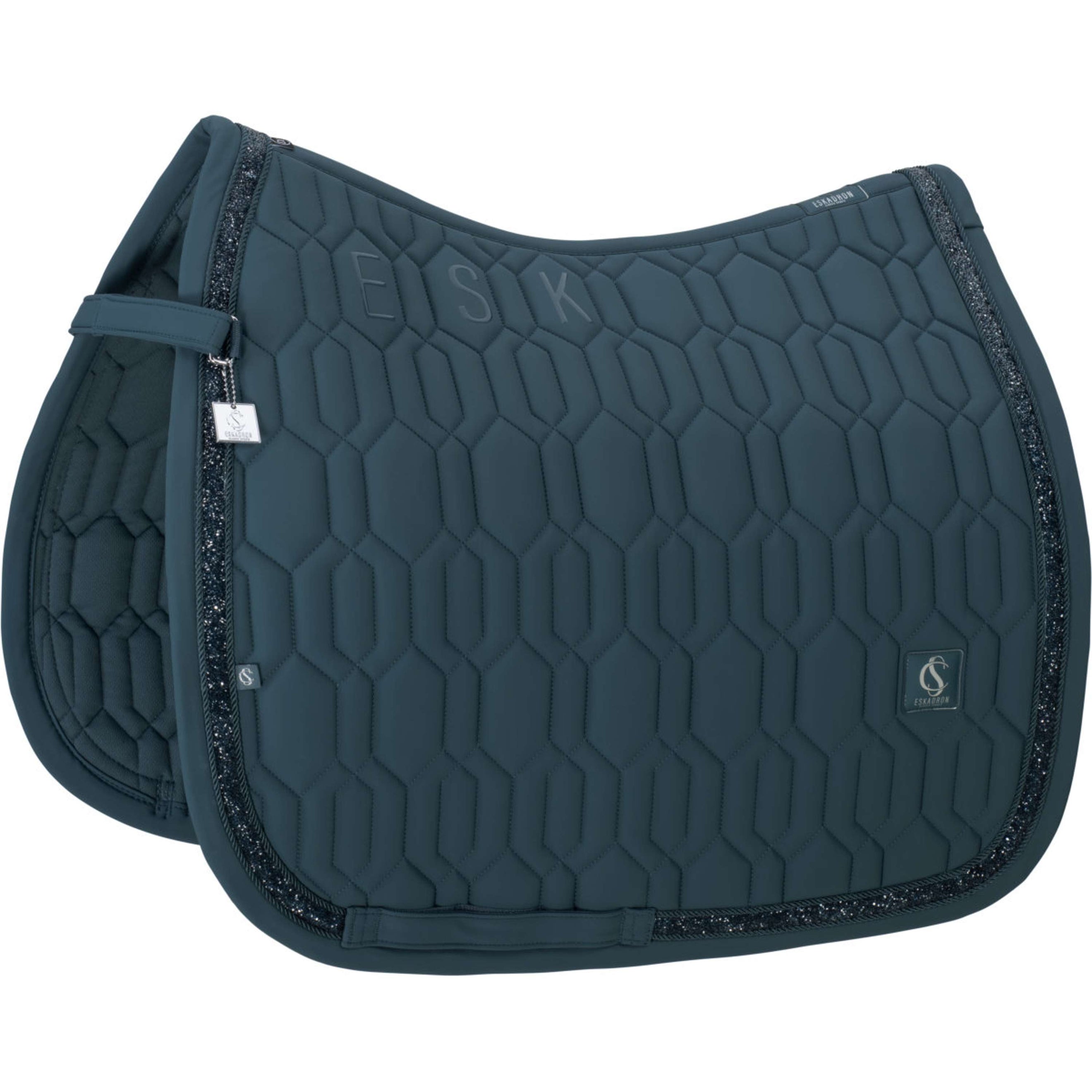 Eskadron Tapis de Selle Classic Sports Softshell Jewel Dressage Ocean Eskadron Tapis de Selle Classic Sports Softshell Jewel Dressage Ocean