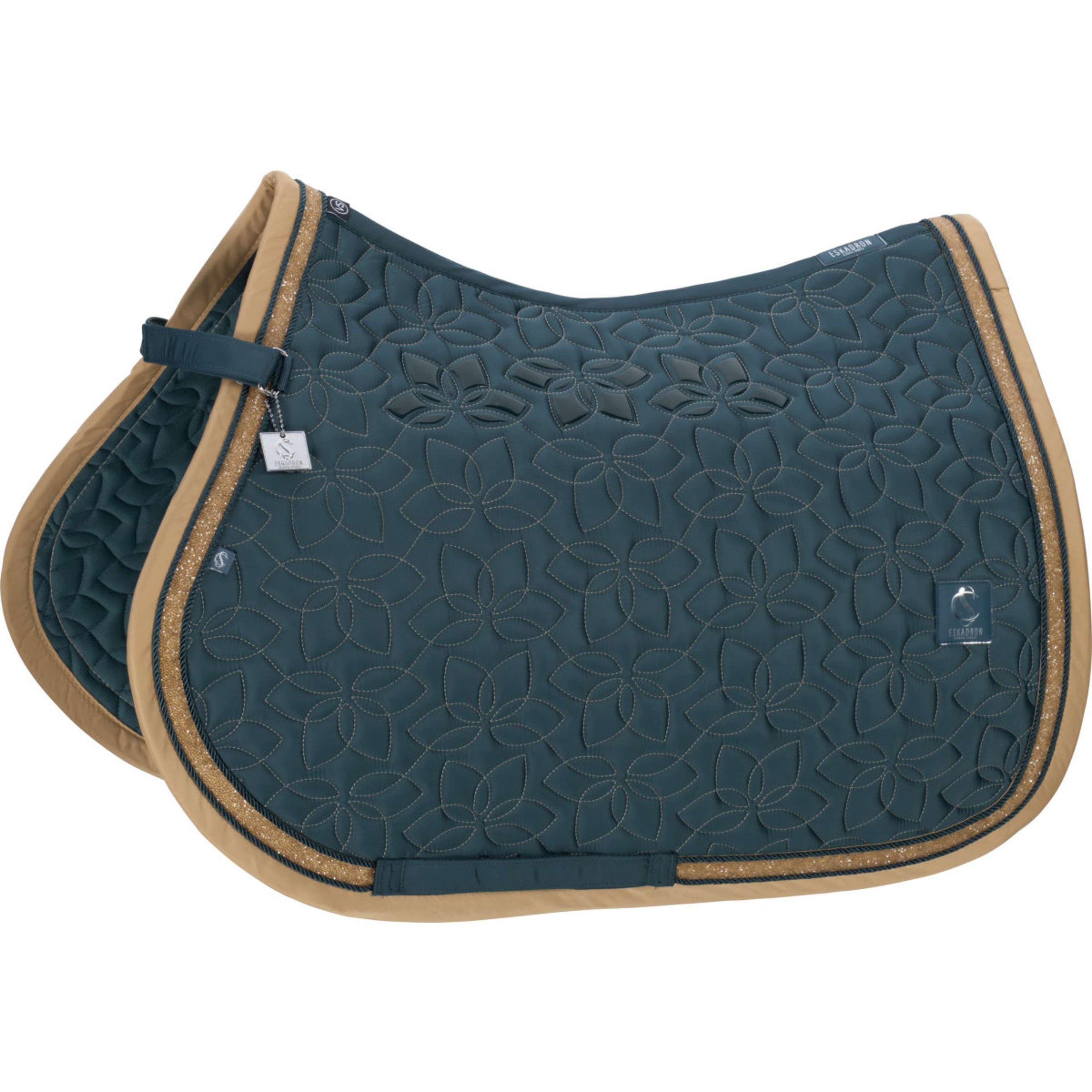 Eskadron Tapis de Selle Classic Sports Glossy Jewel Contrast Polyvalent Ocean Eskadron Tapis de Selle Classic Sports Glossy Jewel Contrast Polyvalent Ocean