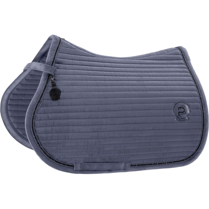 Eskadron Tapis de Selle Platinum '26 Velvet Crystal Polyvalent Slate Blue Eskadron Tapis de Selle Platinum '26 Velvet Crystal Polyvalent Slate Blue