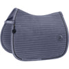 Eskadron Tapis de Selle Platinum '26 Velvet Crystal Dressage Slate Blue
