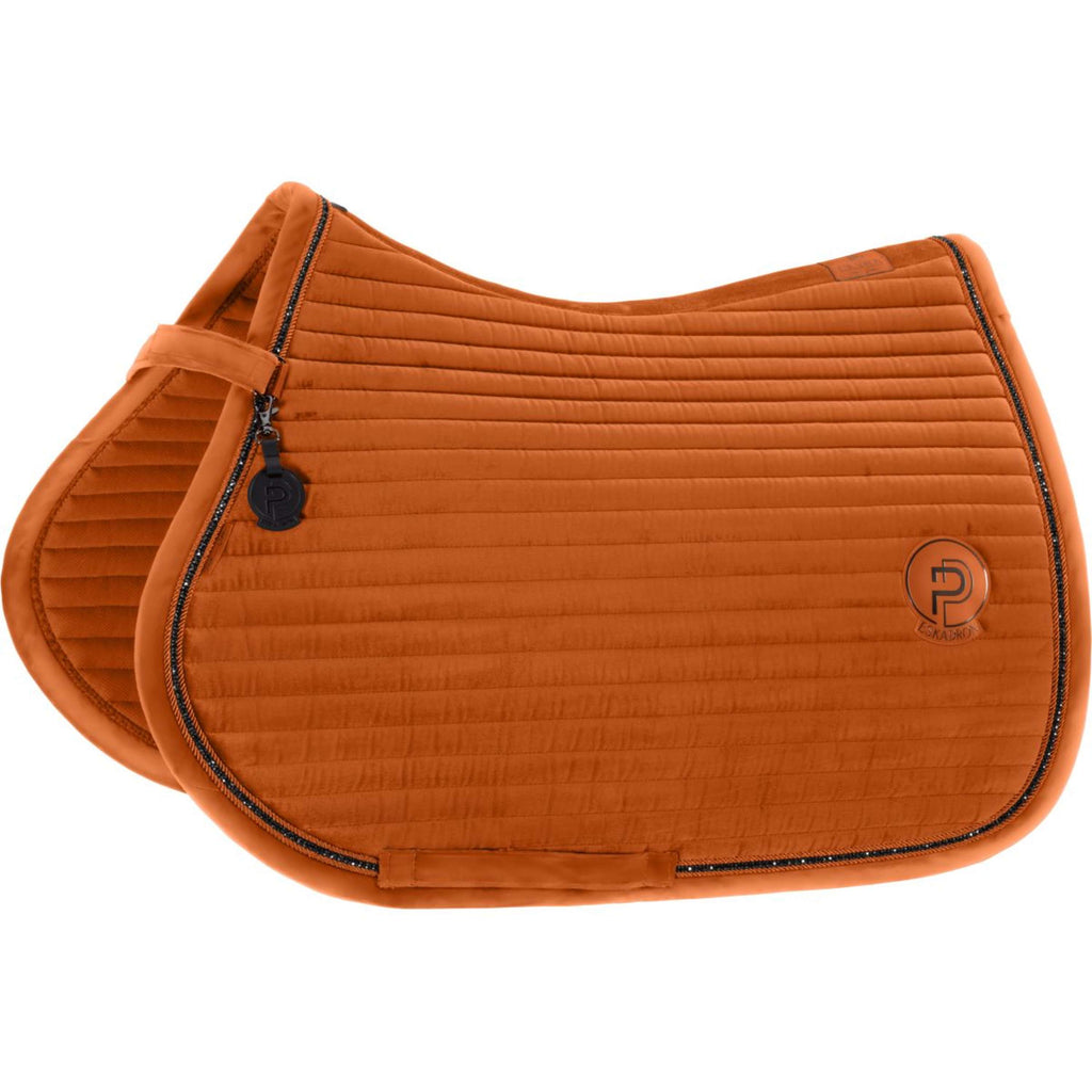 Eskadron Tapis de Selle Platinum '26 Velvet Crystal Polyvalent Amber