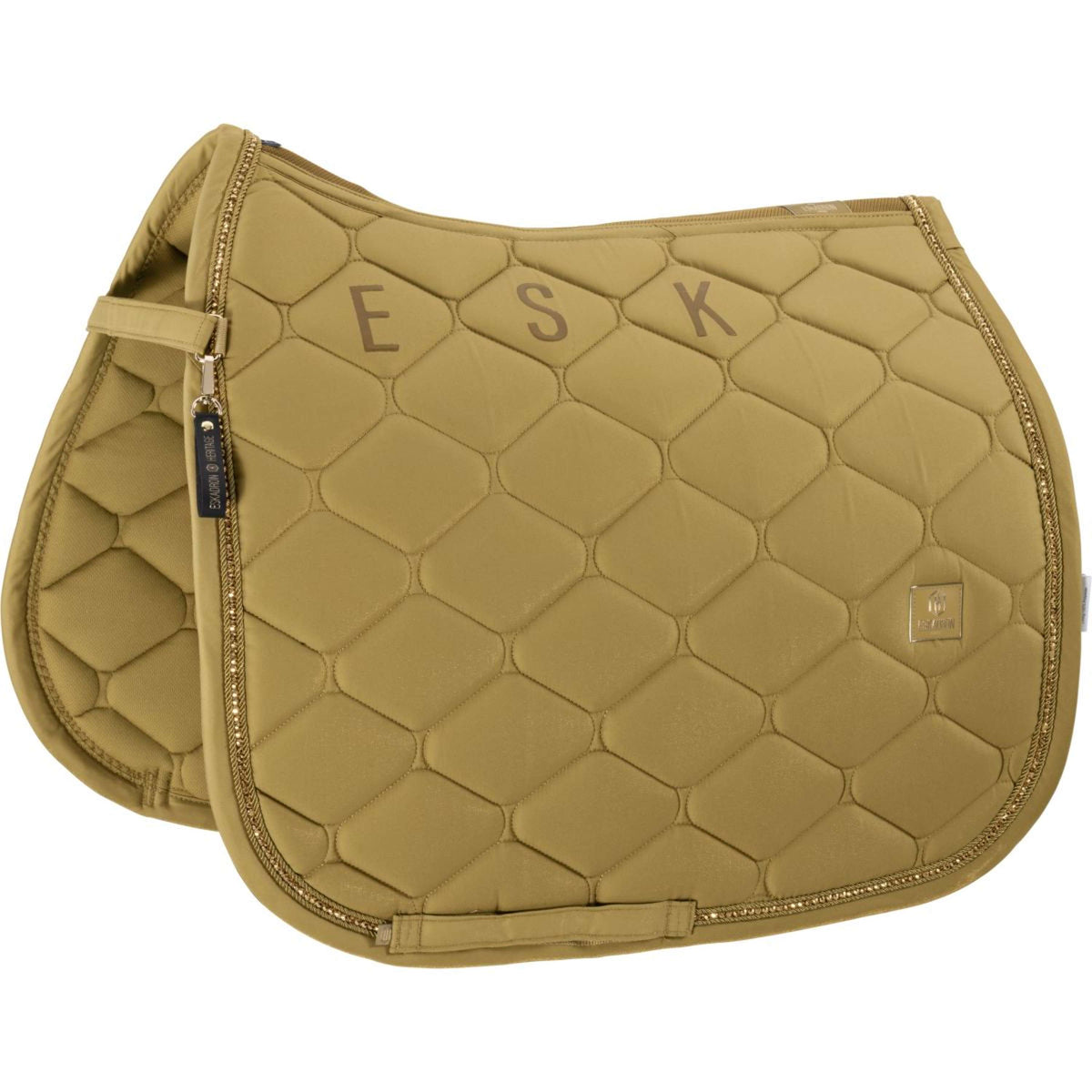 Eskadron Tapis de Selle Heritage Glam Crystal Dressage Cardamom