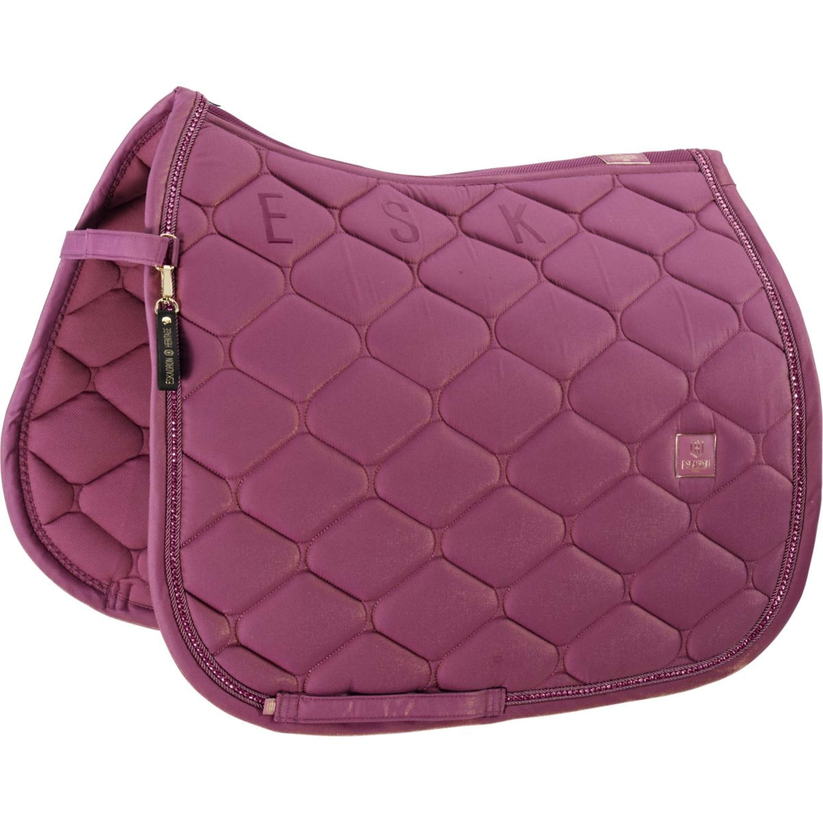 Eskadron Tapis de Selle Heritage Glam Crystal Dressage Wildberry Eskadron Tapis de Selle Heritage Glam Crystal Dressage Wildberry