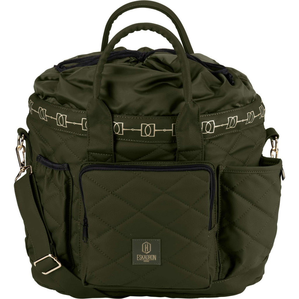 Eskadron Trousse de Pansage Heritage Faux Leather Deep Moss