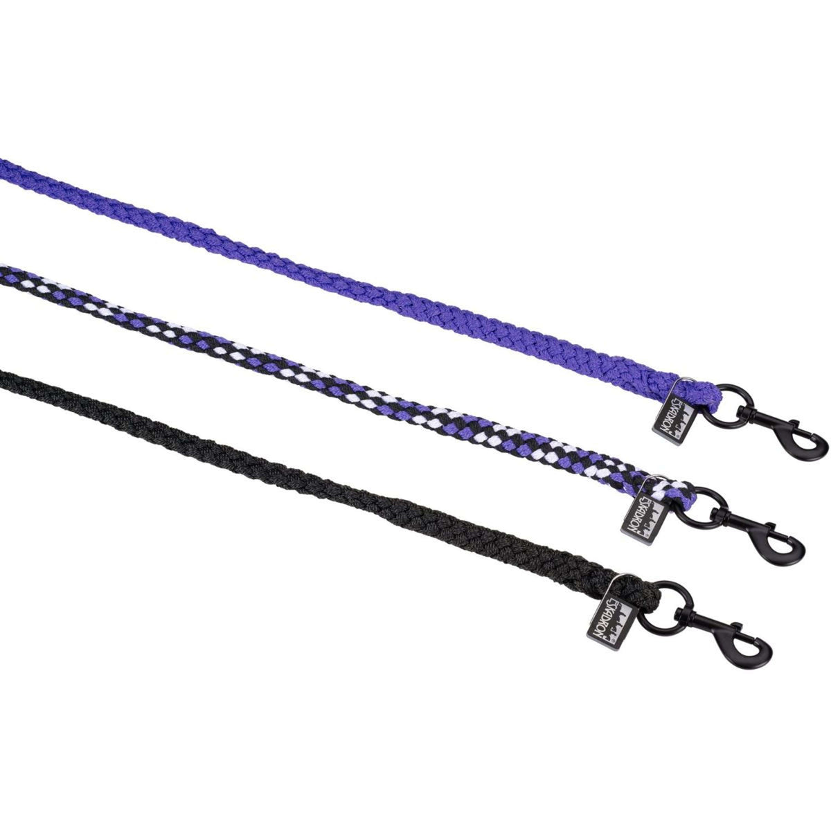 Eskadron Corde pour Licol Regular Dynamic SH Noir/Blanc/Violet