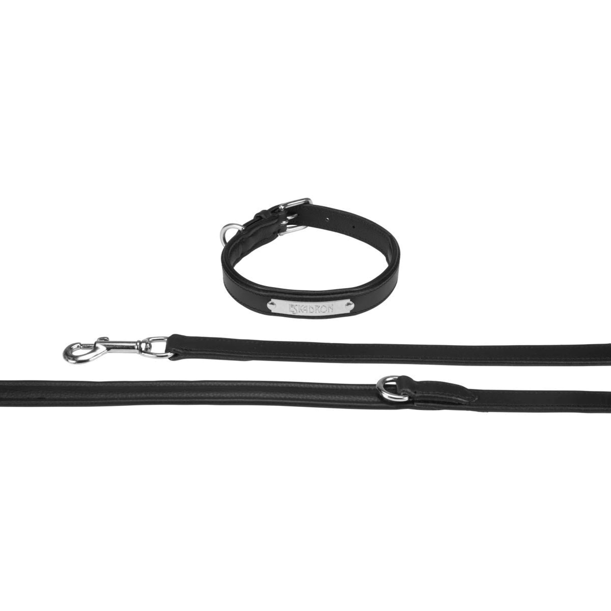 Eskadron Set pour chiens Cuir Noir