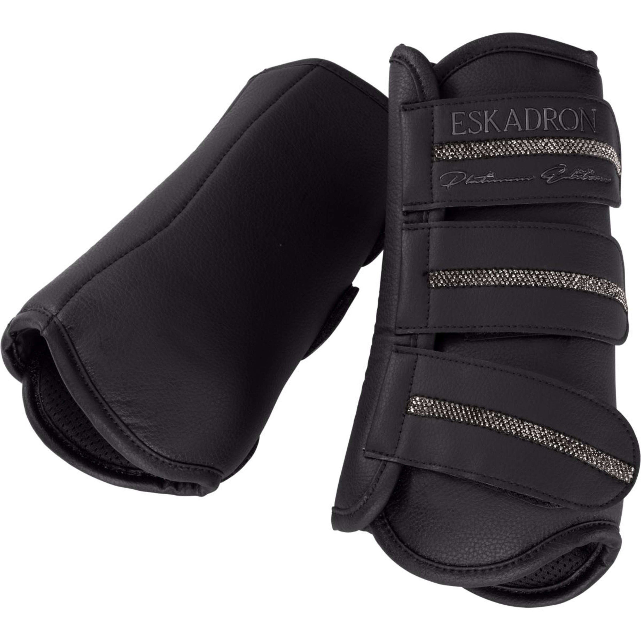 Eskadron Guêtres Platinum '26 Allround Faux Leather Front Noir Eskadron Guêtres Platinum '26 Allround Faux Leather Front Noir