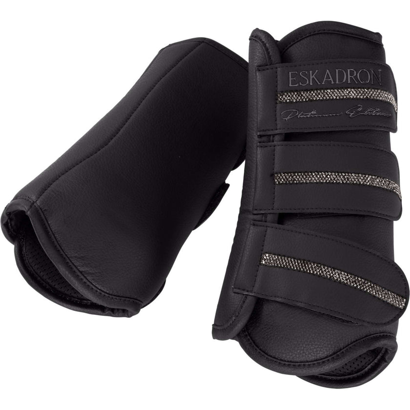 Eskadron Guêtres Platinum '26 Allround Faux Leather Front Noir Eskadron Guêtres Platinum '26 Allround Faux Leather Front Noir