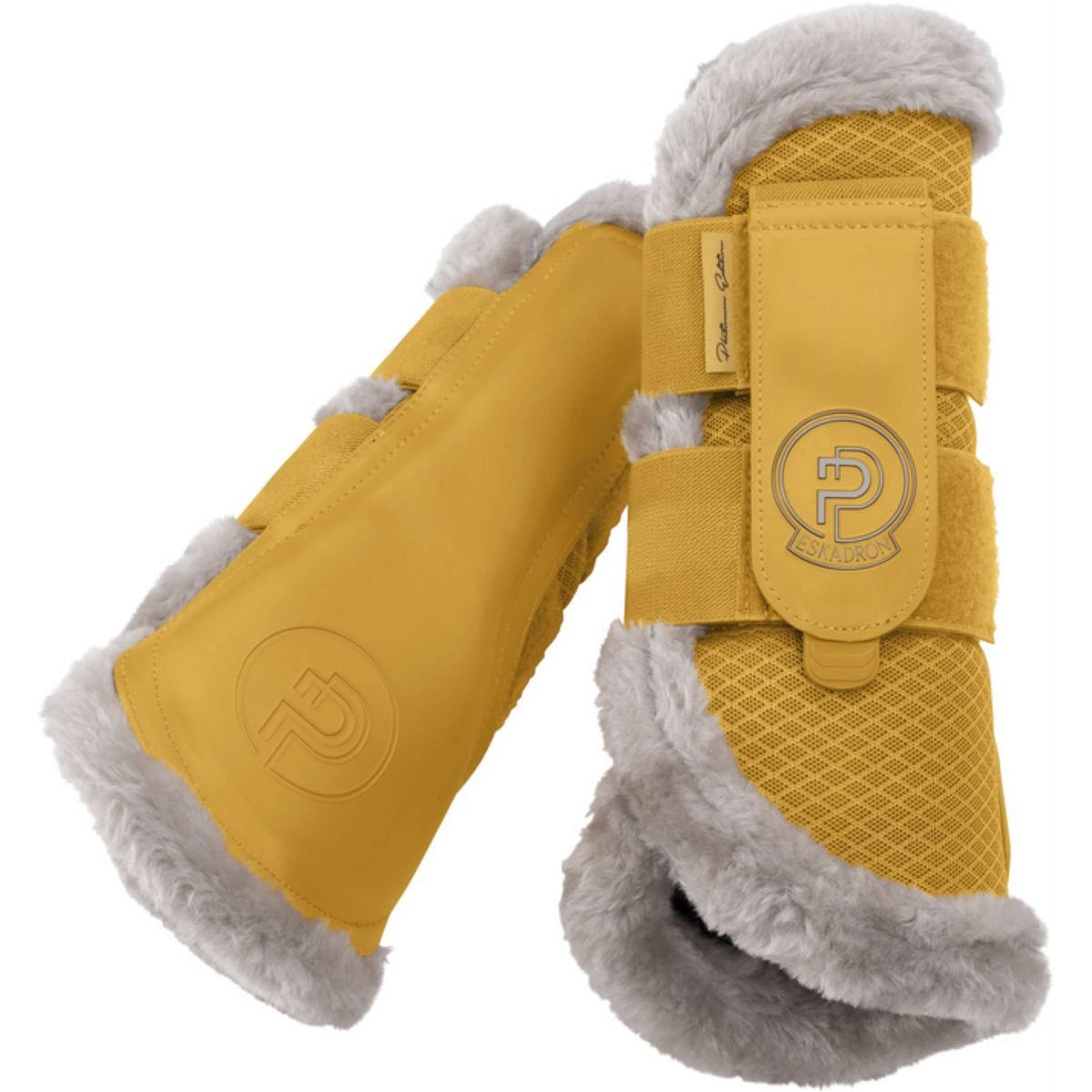 Eskadron Guêtres Mesh Faux Fur Platinum '25 Golden Yellow