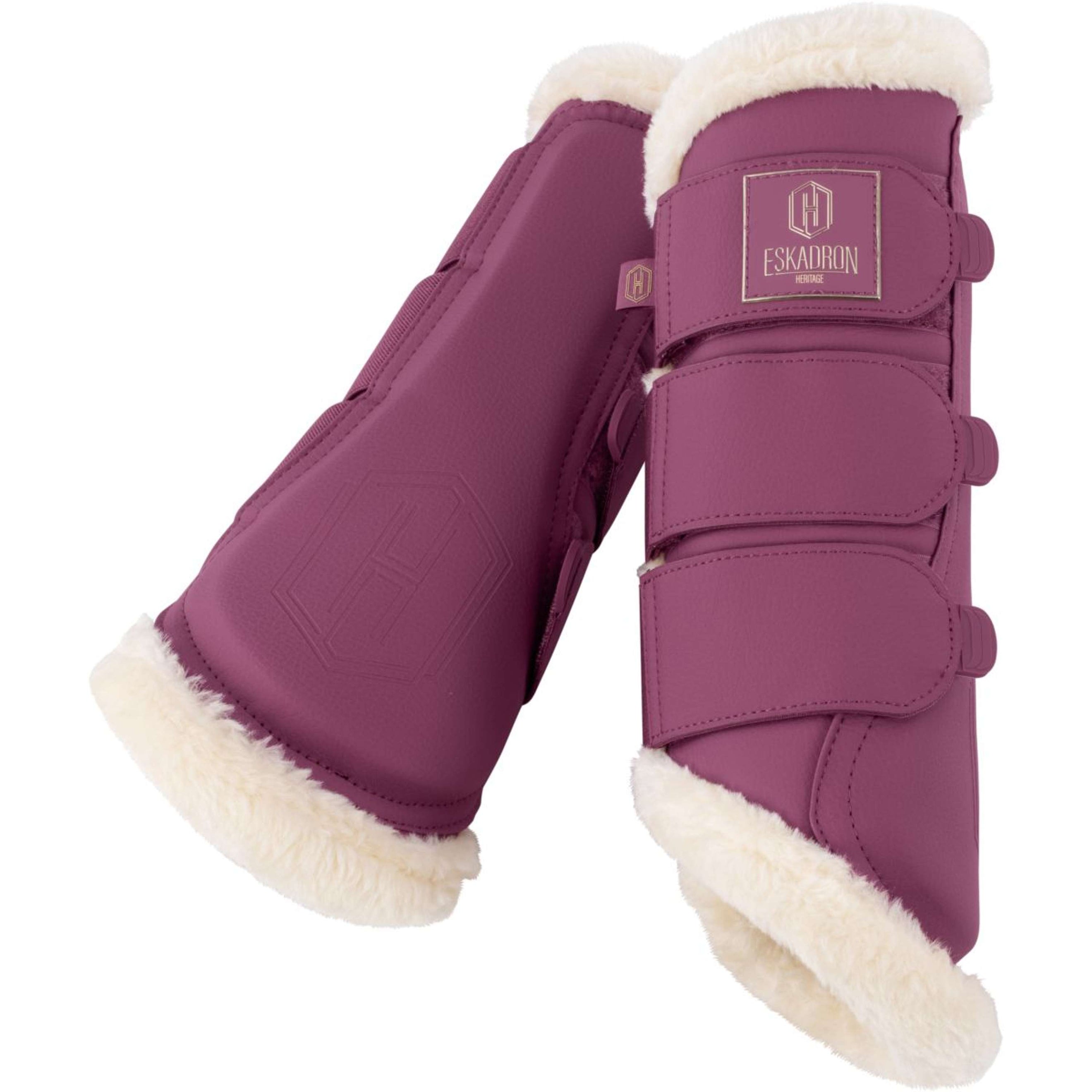 Eskadron Dressage Boots Heritage Faux Leather Faux Fur Wildberry Eskadron Dressage Boots Heritage Faux Leather Faux Fur Wildberry