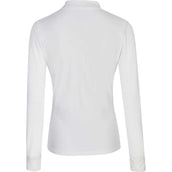 Eskadron Chemise Reflexx Half-Zip Longues Manches Blanc