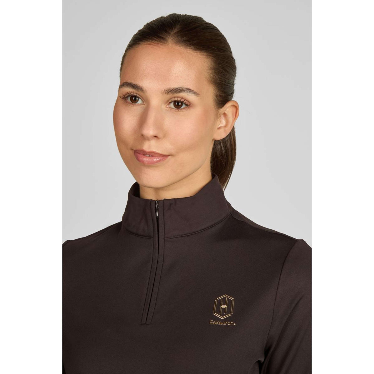Eskadron Chemise Heritage Half-Zip Black Truffle